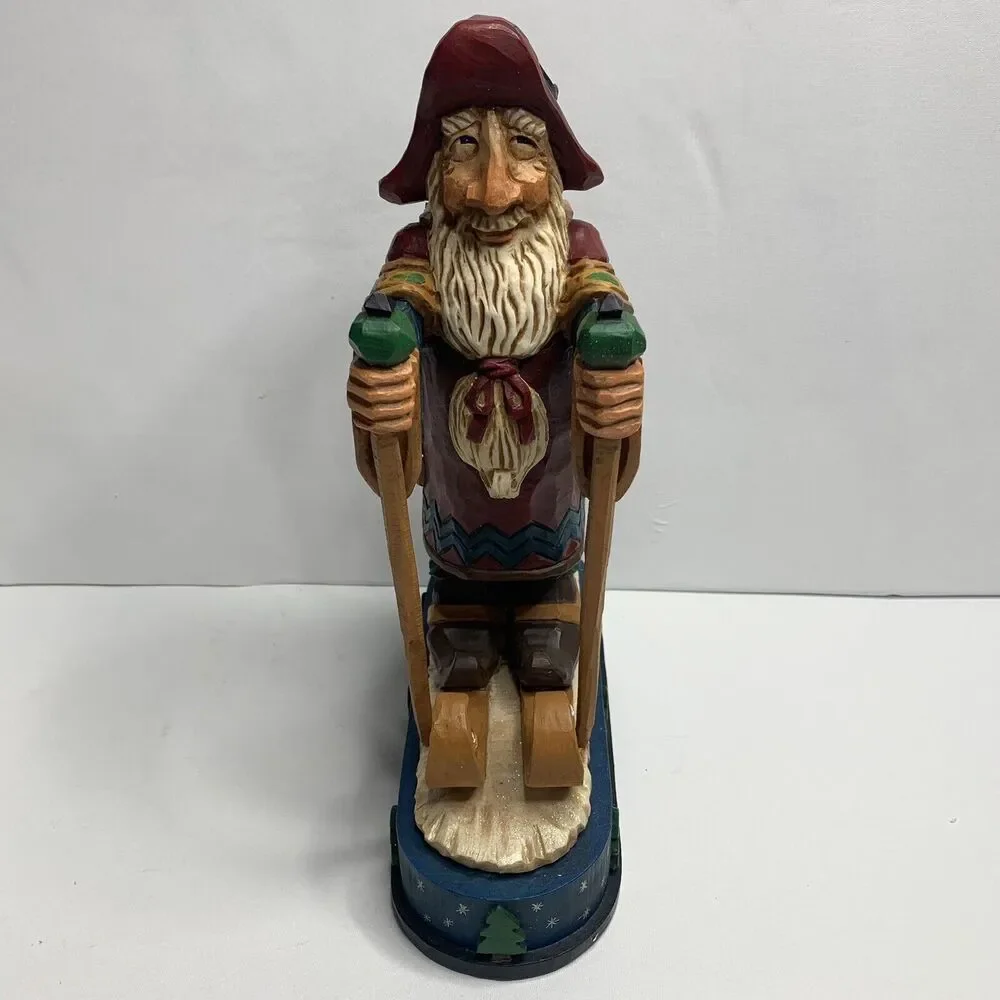 2000  David Frykman Santa On Skis With Geese Take A Gander #184/3500